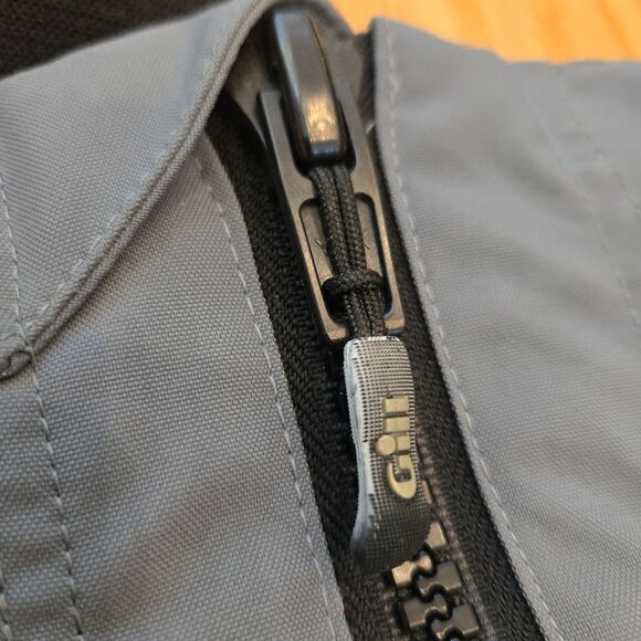 Gill Atlantic Trouser OS4T Sailing Bib Pants Mens sz S Fishing Storm Light Gray - Picture 8 of 16